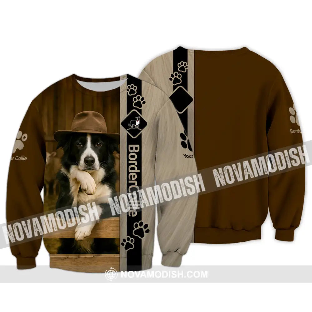 Unisex Shirt - Custom Border Collie Shirt Long Sleeve / S T-shirt