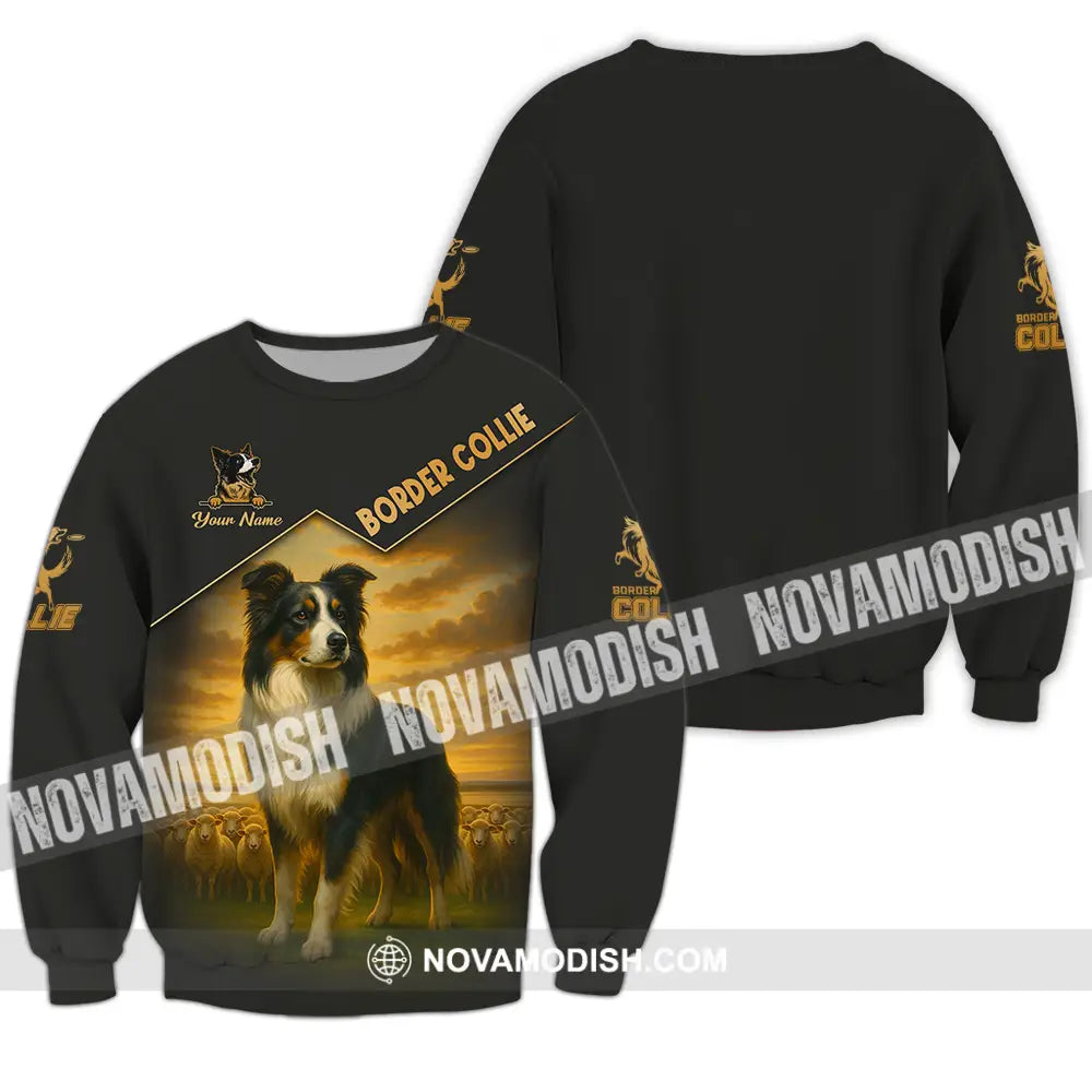 Unisex Shirt - Custom Border Collie Shirt Long Sleeve / S T-shirt