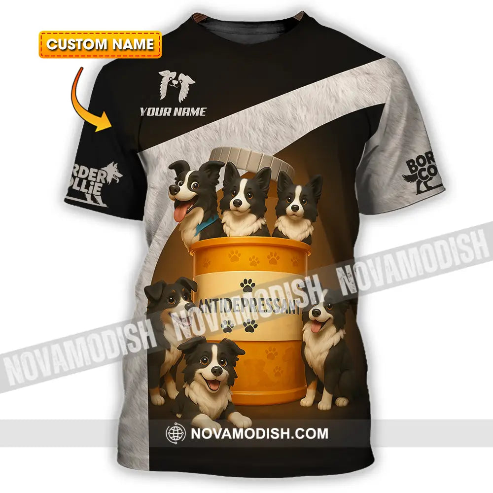 Unisex Shirt - Custom Border Collie Shirt T-shirt