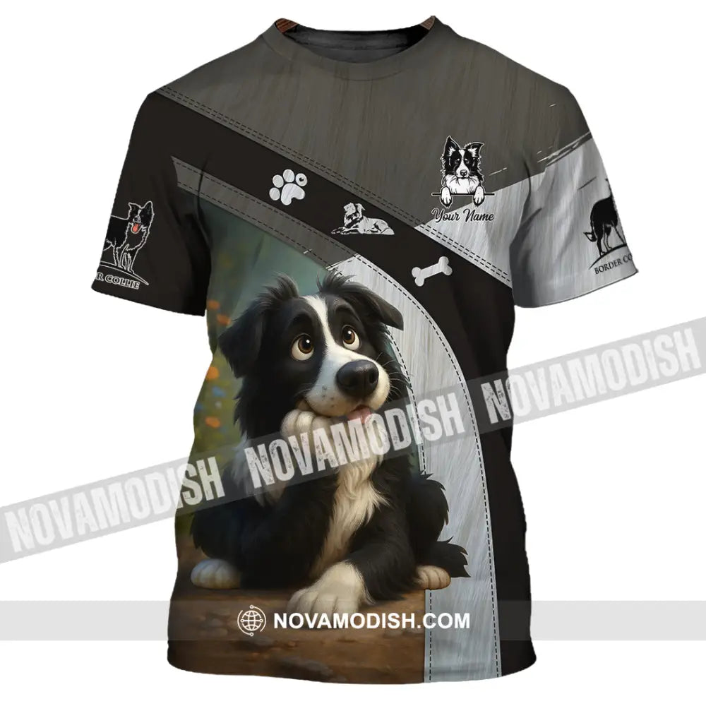 Unisex Shirt - Custom Border Collie Shirt T-Shirt / S T-shirt