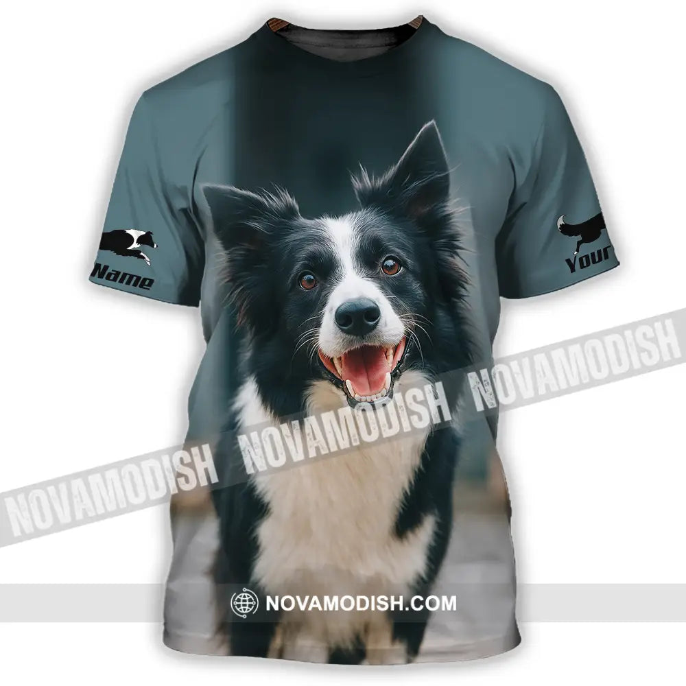 Unisex Shirt - Custom Border Collie Shirt T-Shirt / S T-shirt
