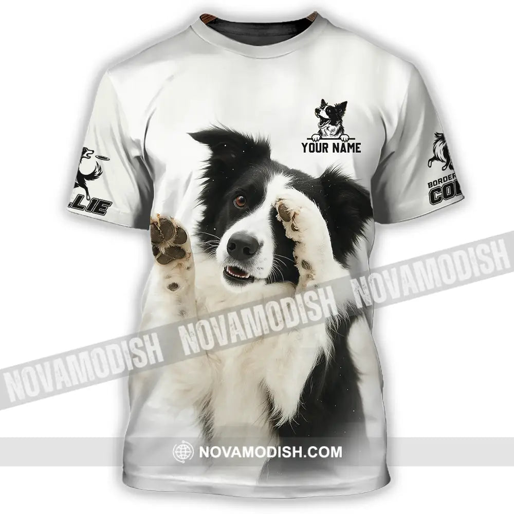 Unisex Shirt - Custom Border Collie Shirt T-Shirt / S T-shirt