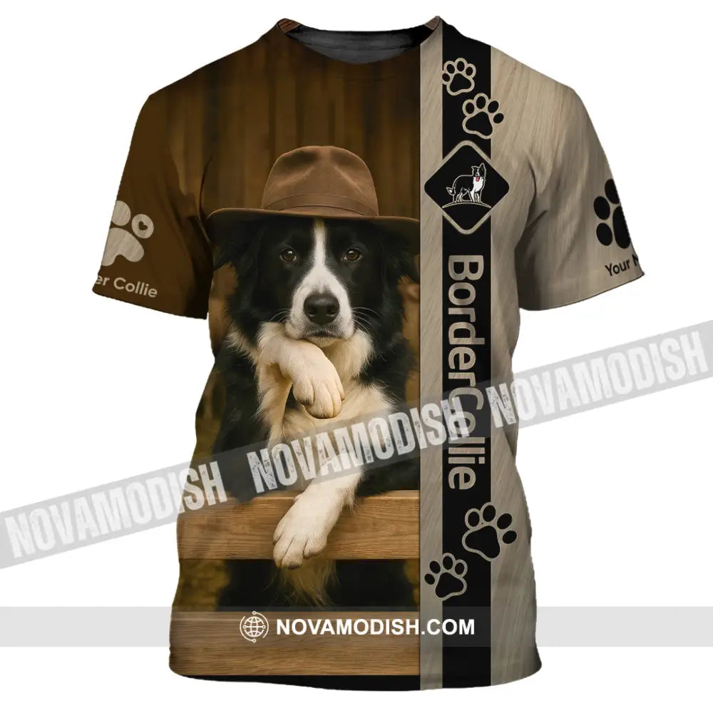 Unisex Shirt - Custom Border Collie Shirt T-Shirt / S T-shirt