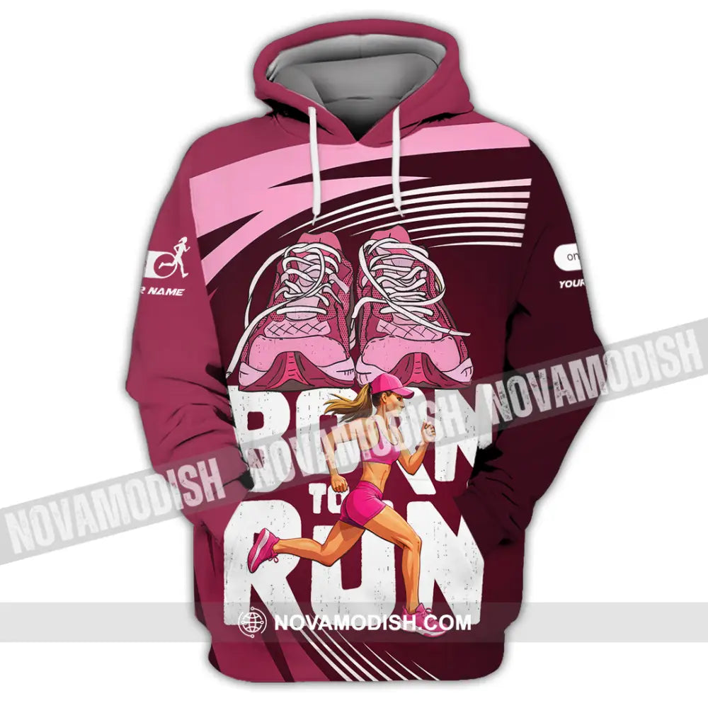 Unisex Shirt - Custom Born To Run 3D Shirt Hoodie / S T-shirt