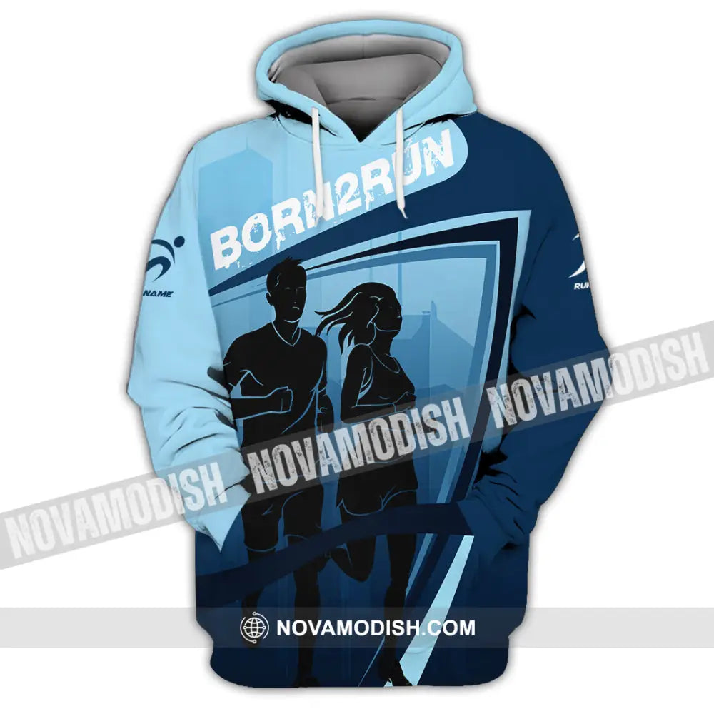 Unisex Shirt - Custom Born To Run 3D Shirt Hoodie / S T-shirt