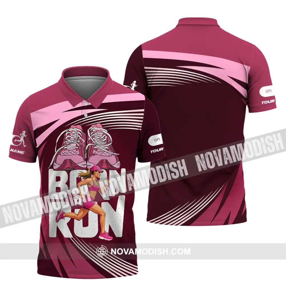 Unisex Shirt - Custom Born To Run 3D Shirt Polo Shirt / S T-shirt