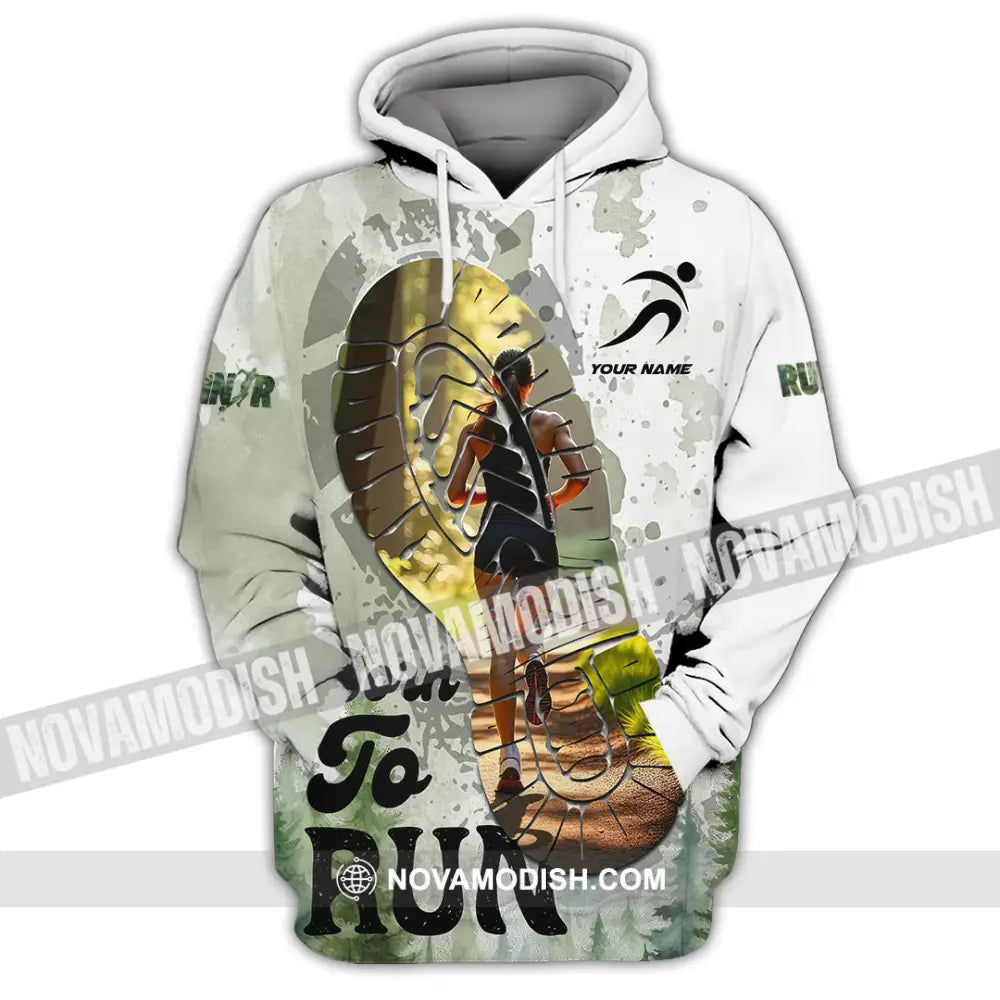 Unisex Shirt - Custom Born To Run Shirt Hoodie / S T-shirt