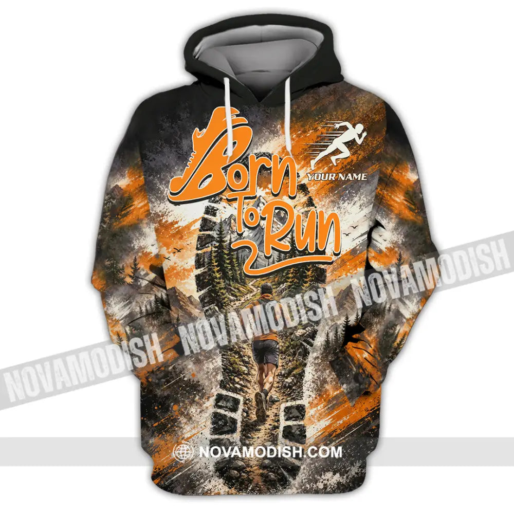 Unisex Shirt - Custom Born To Run Shirt - Hoodie / S - T-shirt
