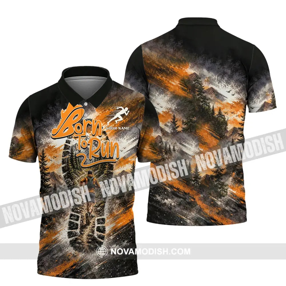 Unisex Shirt - Custom Born To Run Shirt - Polo Shirt / S - T-shirt