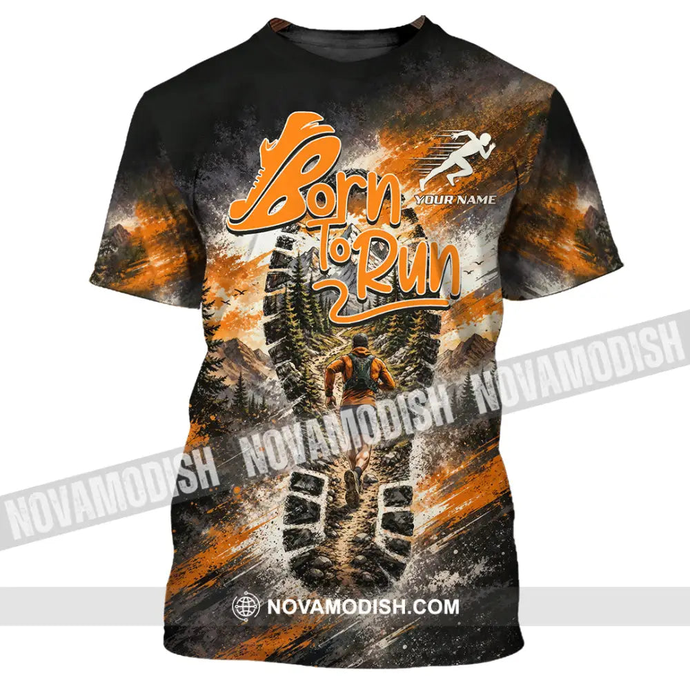 Unisex Shirt - Custom Born To Run Shirt - T-Shirt / S - T-shirt