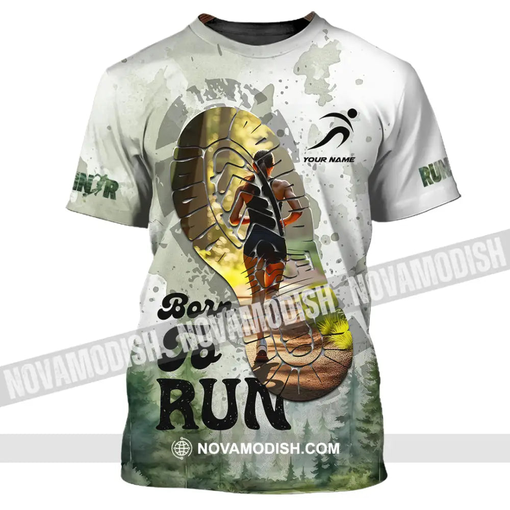 Unisex Shirt - Custom Born To Run Shirt T-Shirt / S T-shirt