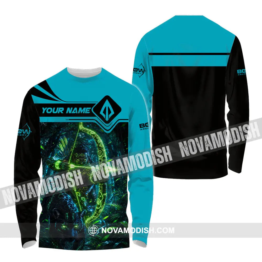 Unisex Shirt - Custom Bow Archery Shirt - Long Sleeve Shirt / S - T-shirt