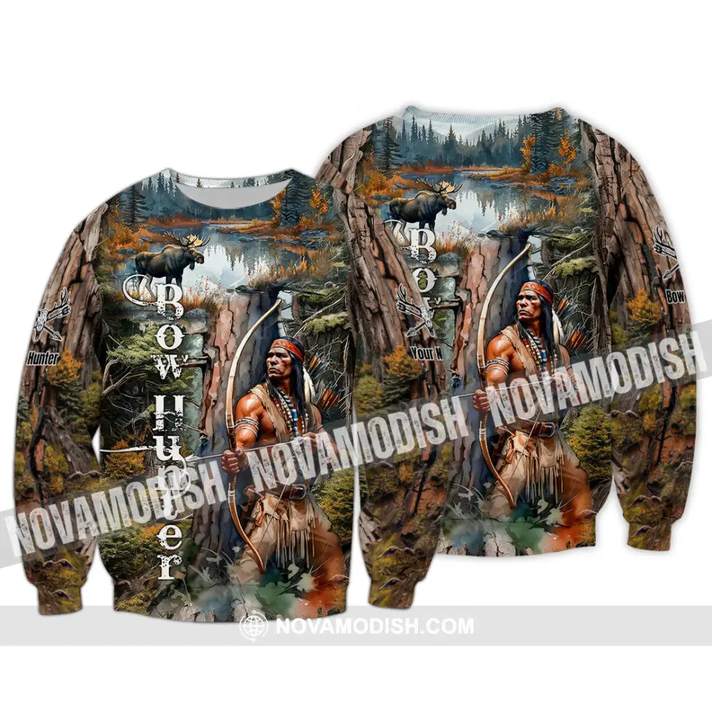 Unisex Shirt - Custom Bow Hunter Shirt Long Sleeve / S T-shirt