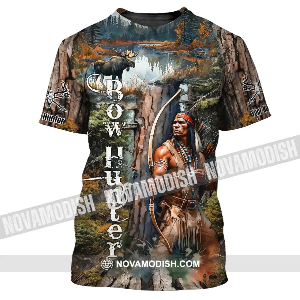 Unisex Shirt - Custom Bow Hunter Shirt T-Shirt / S T-shirt