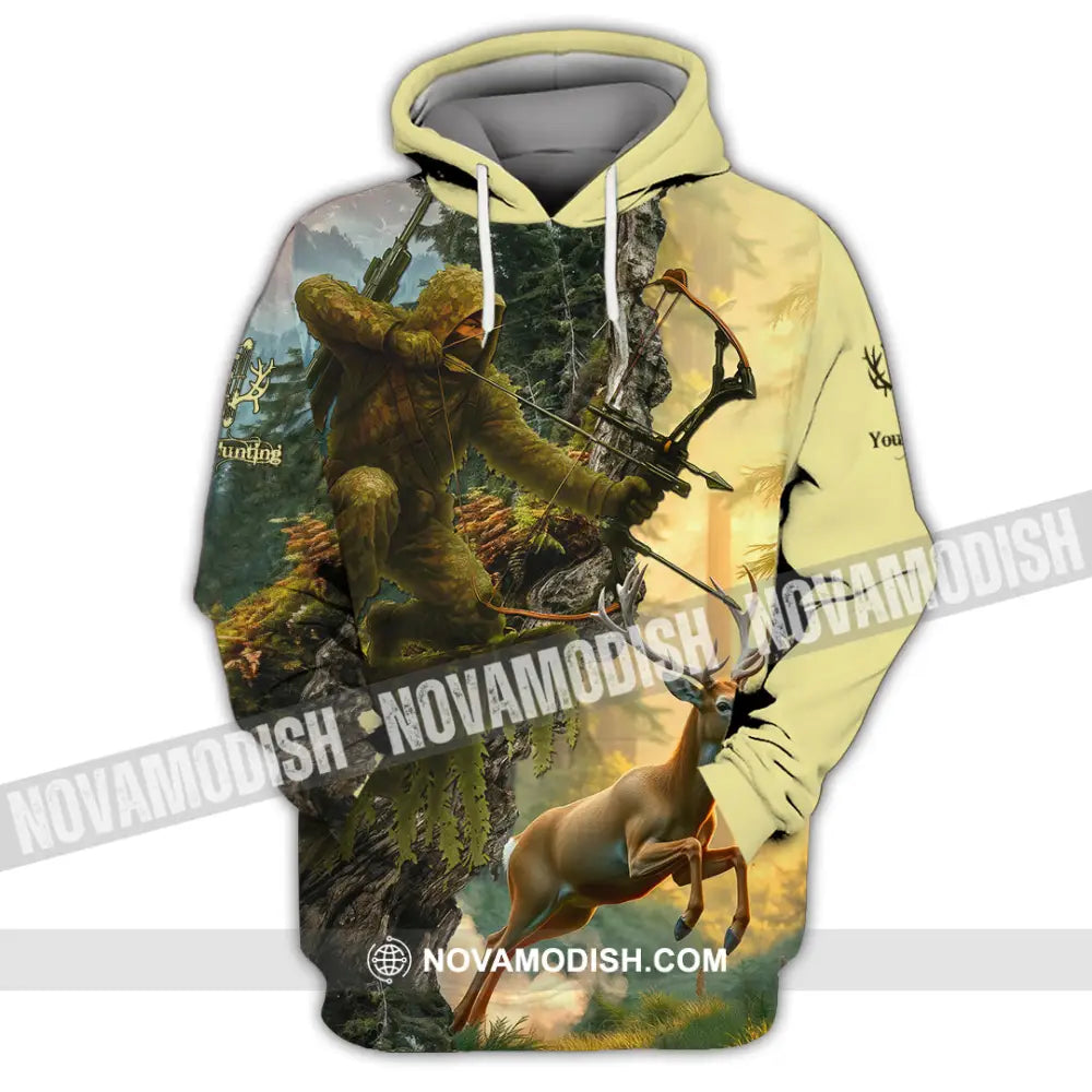 Unisex Shirt - Custom Bow Hunting Shirt Hoodie / S T-shirt