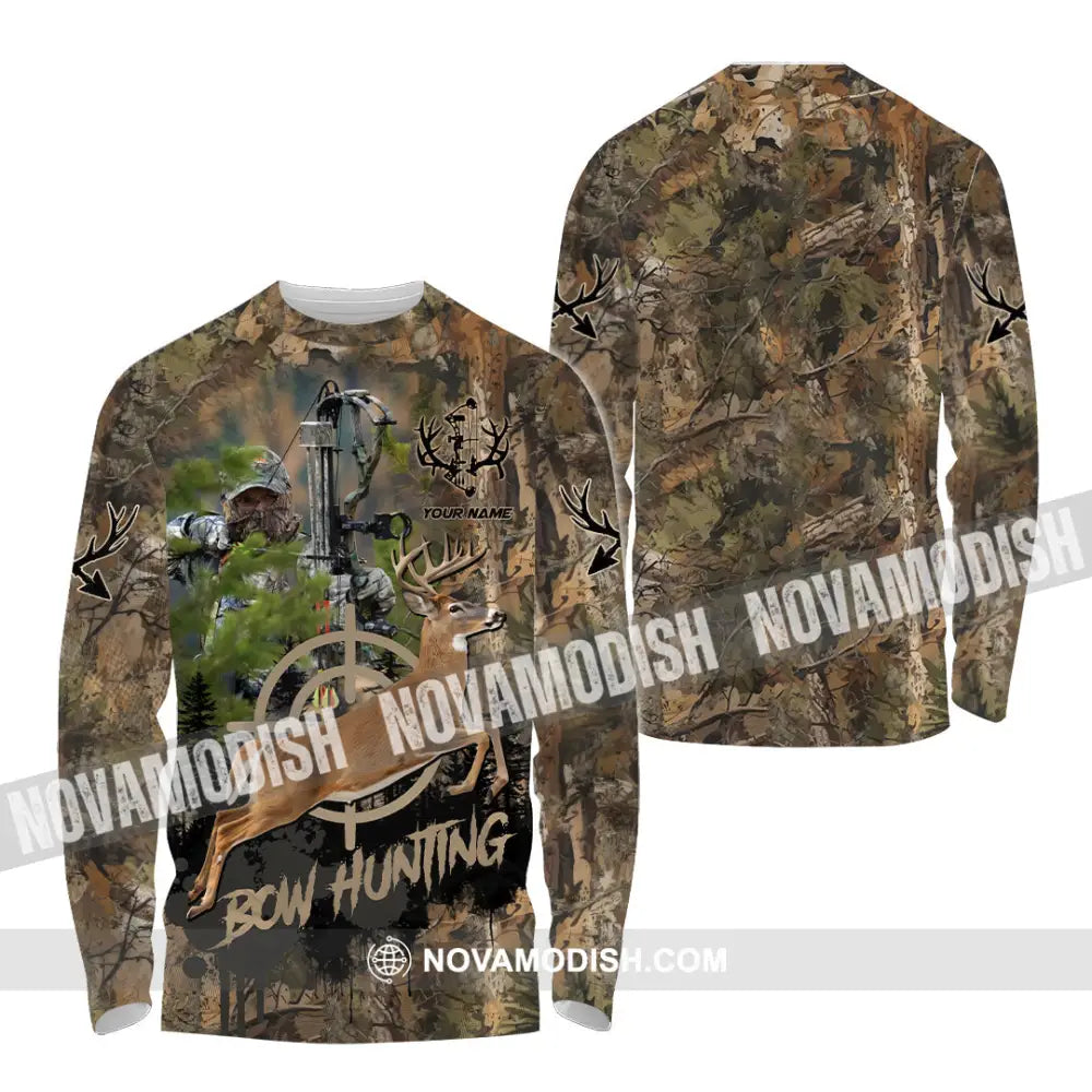 Unisex Shirt - Custom Bow Hunting Shirt Long Sleeve Shirt / S T-shirt