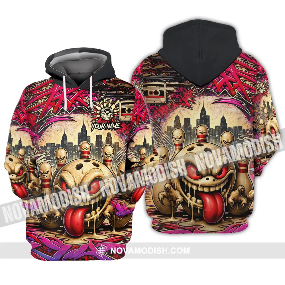 Unisex Shirt - Custom Bowling 3D Shirt Hoodie / S T-shirt