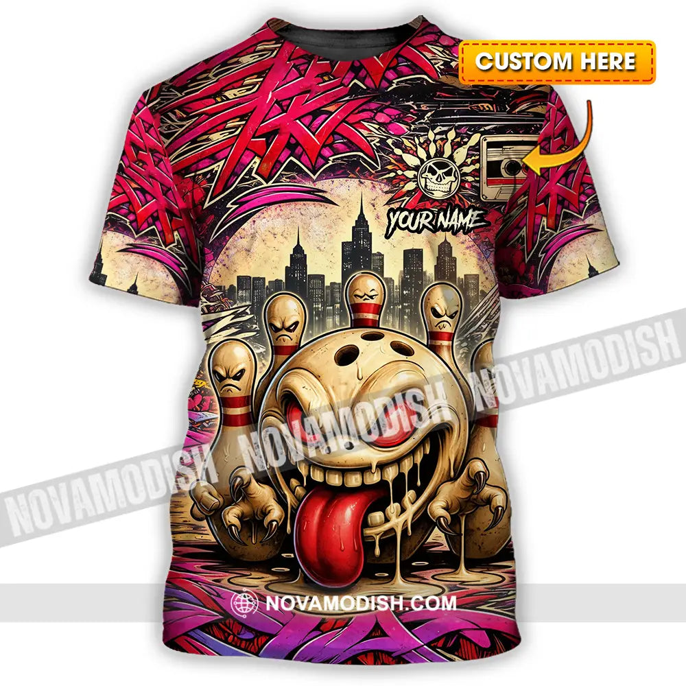 Unisex Shirt - Custom Bowling 3D Shirt T-shirt