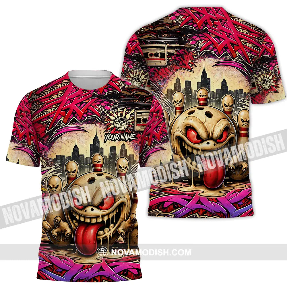 Unisex Shirt - Custom Bowling 3D Shirt T-Shirt / S T-shirt