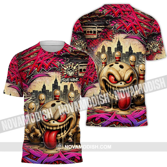 Unisex Shirt - Custom Bowling 3D Shirt T-Shirt / S T-shirt