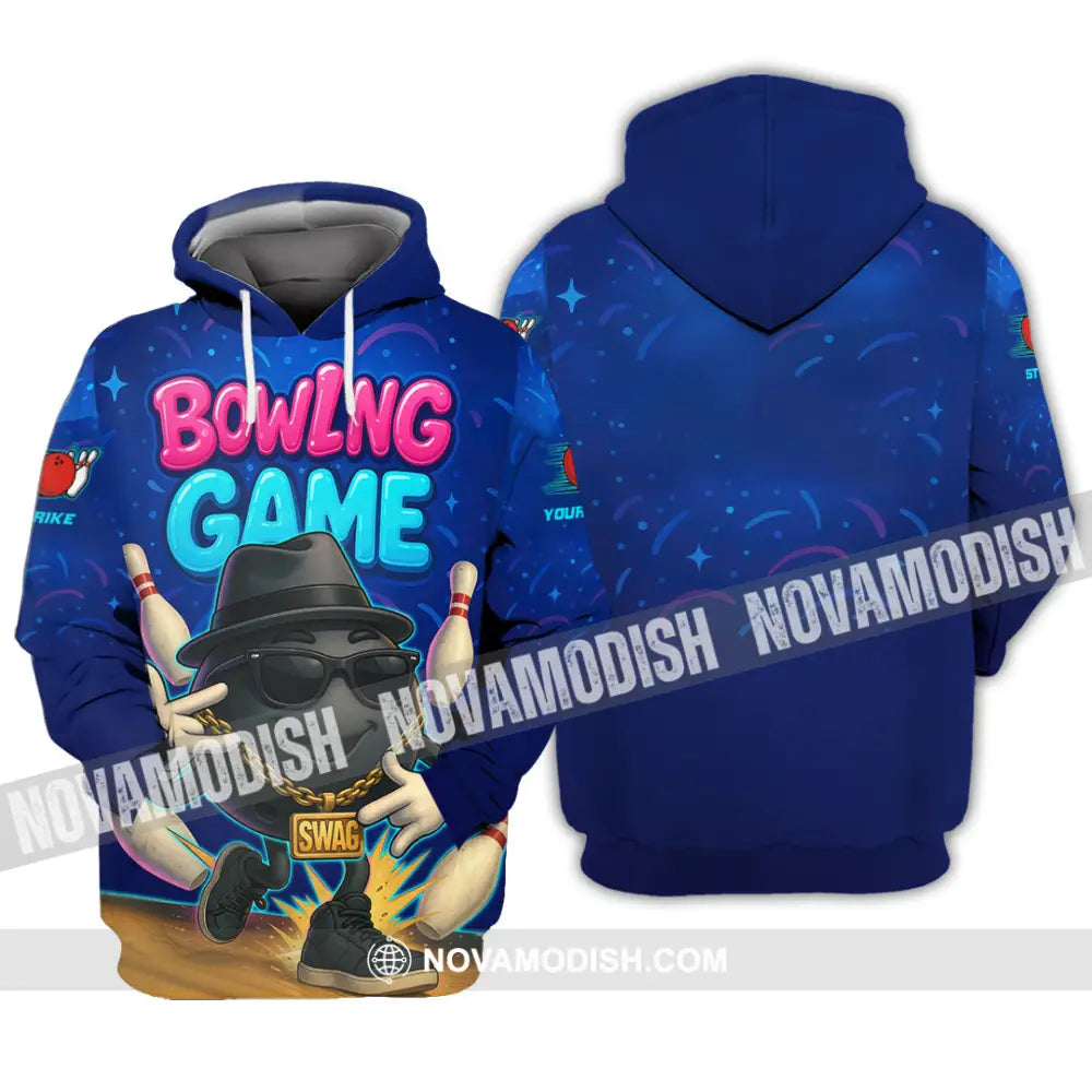 Unisex Shirt - Custom Bowling Game Swag Shirt Hoodie / S T-shirt