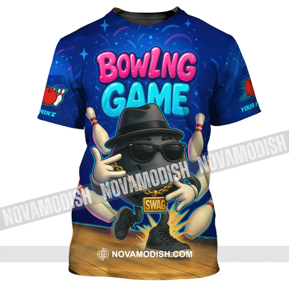 Unisex Shirt - Custom Bowling Game Swag Shirt T-Shirt / S T-shirt