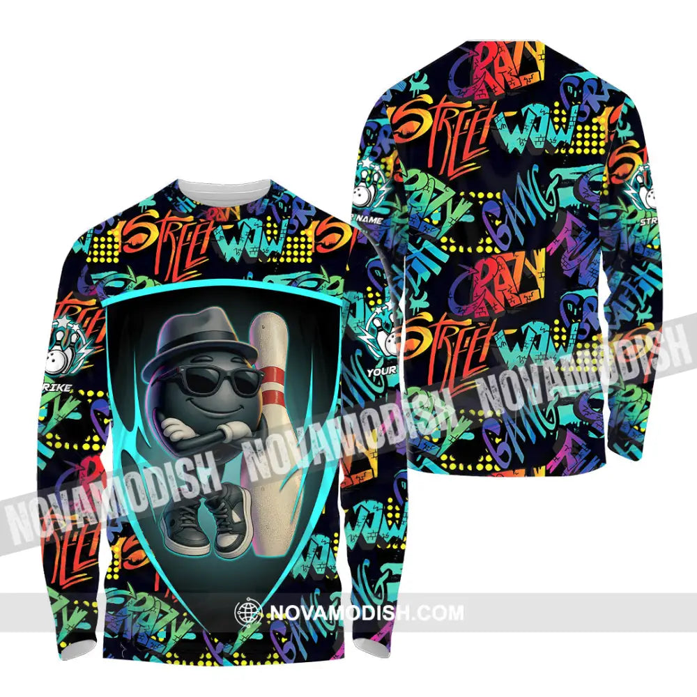 Unisex Shirt - Custom Bowling Gang Shirt Long Sleeve Shirt / S T-shirt