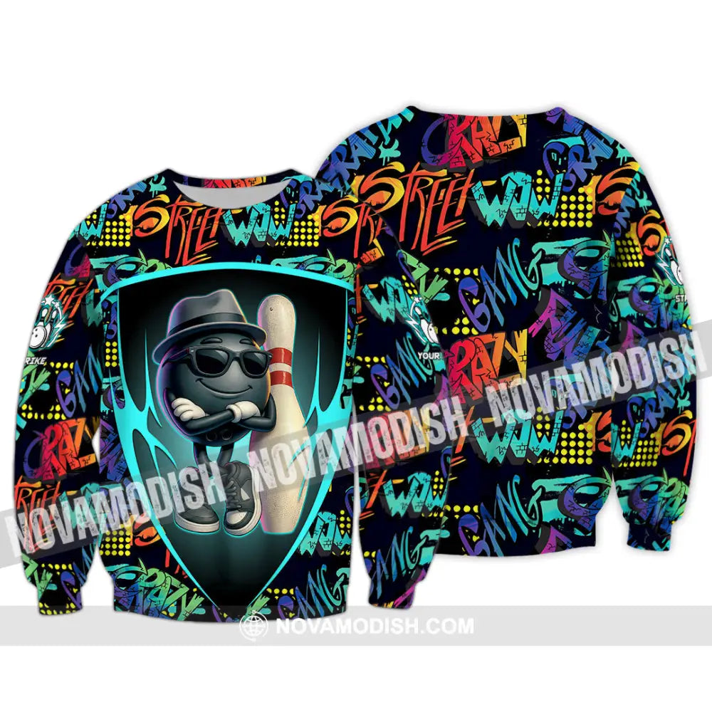 Unisex Shirt - Custom Bowling Gang Shirt Long Sleeve / S T-shirt