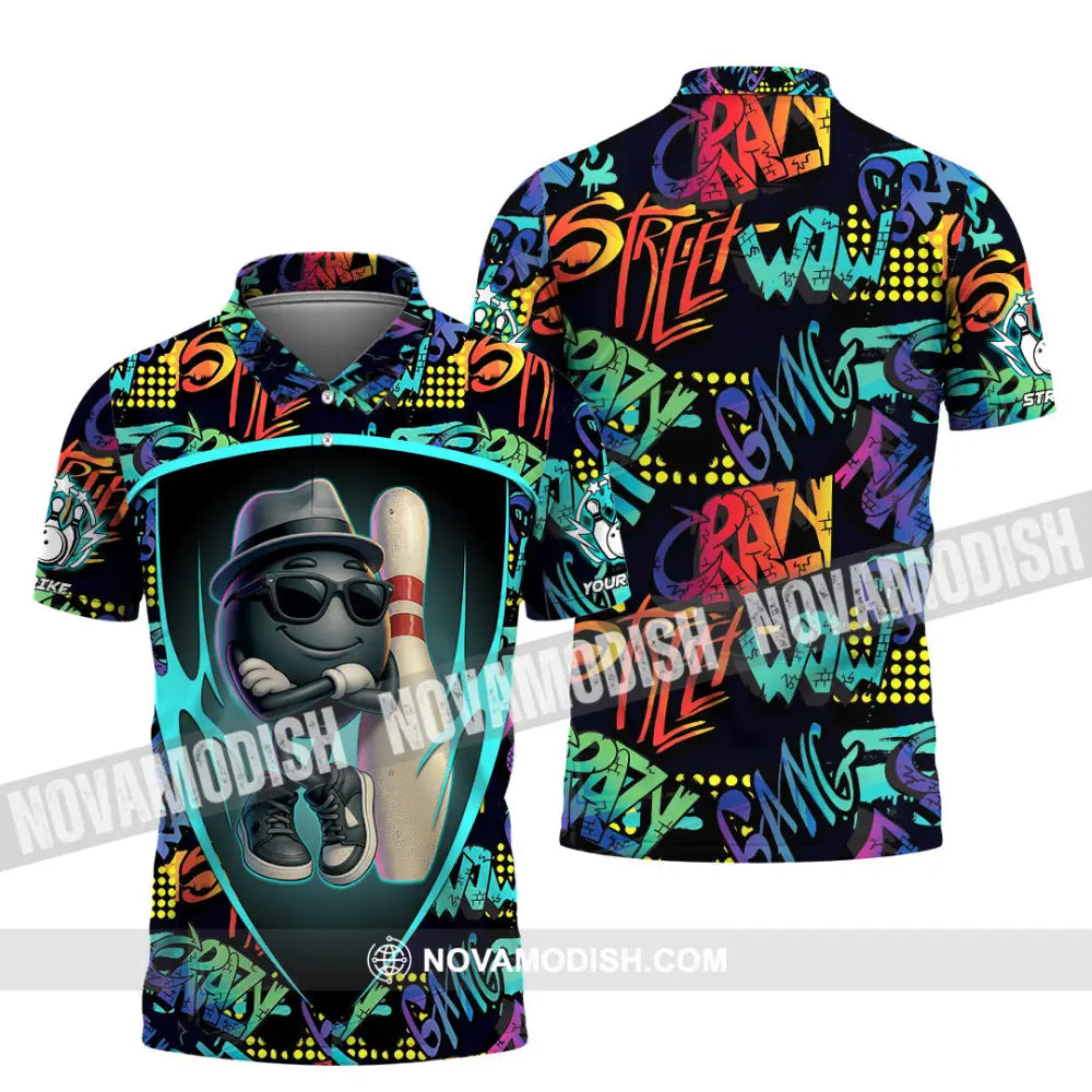 Unisex Shirt - Custom Bowling Gang Shirt Polo Shirt / S T-shirt