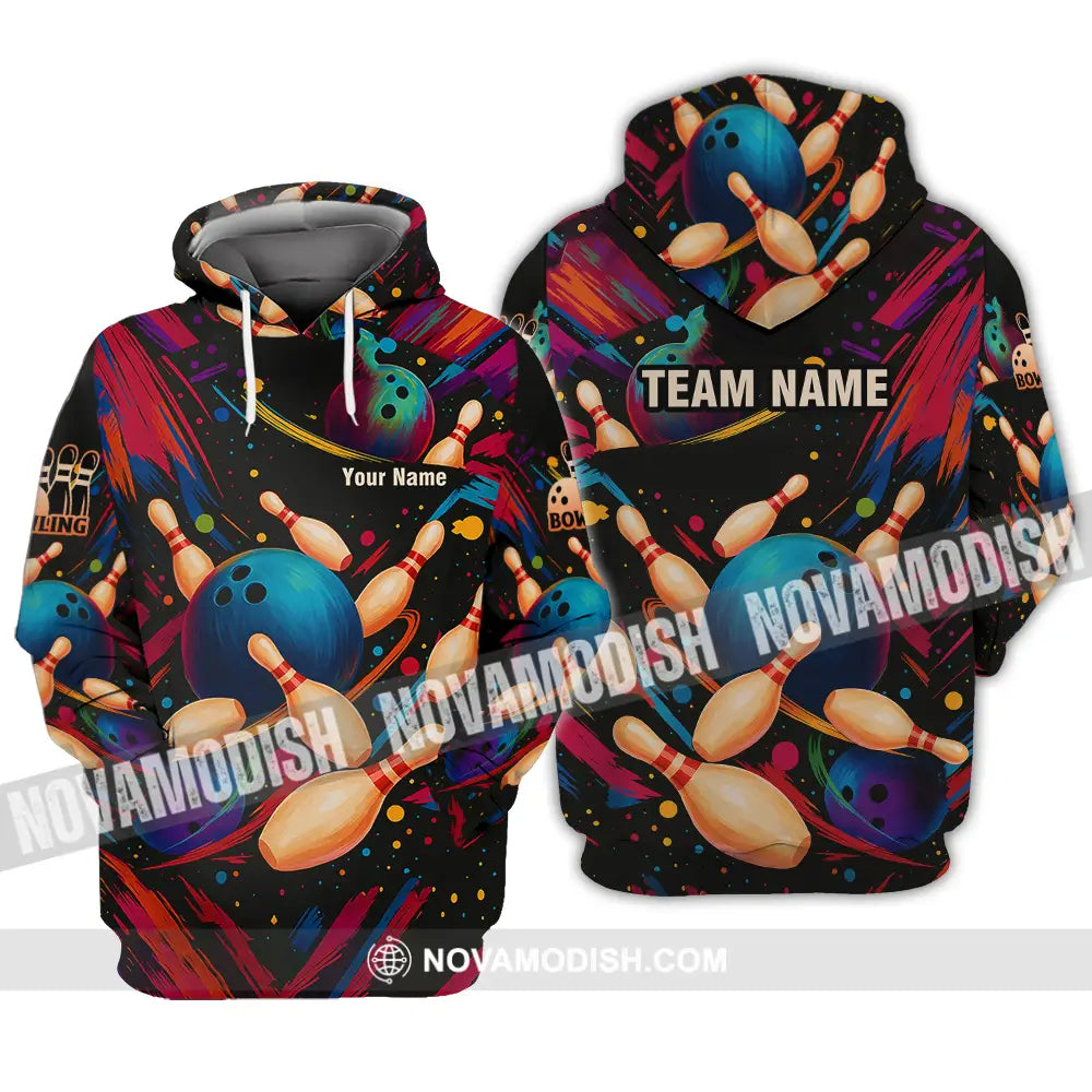 Unisex Shirt - Custom Bowling Shirt Hoodie / S T-shirt