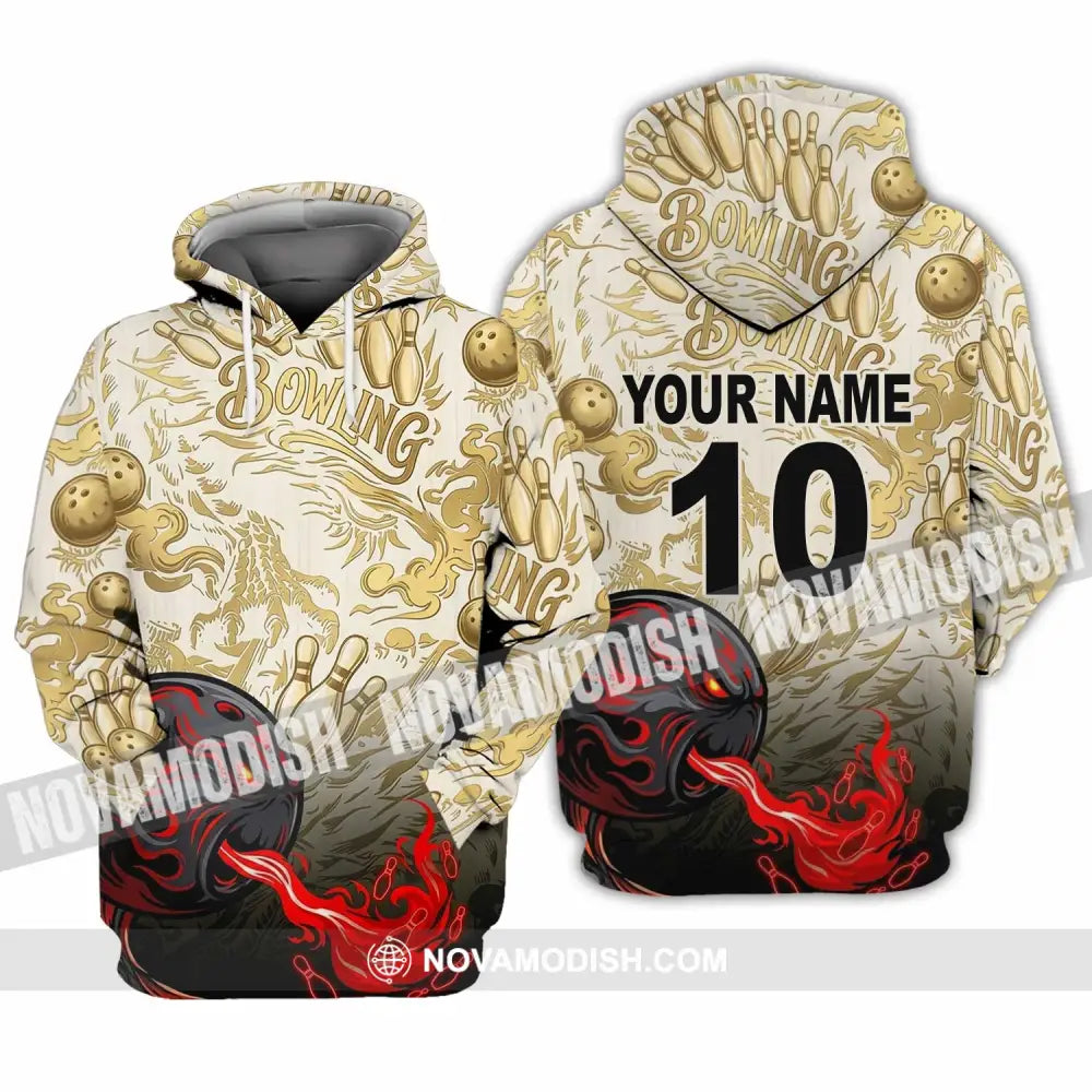 Unisex Shirt - Custom Bowling Shirt - Hoodie / S - T-shirt