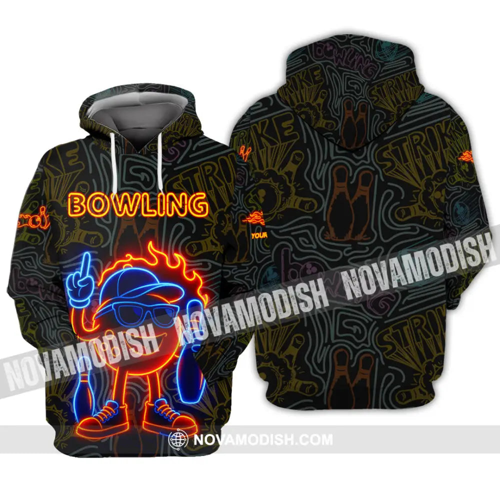 Unisex Shirt - Custom Bowling Shirt Hoodie / S T-shirt