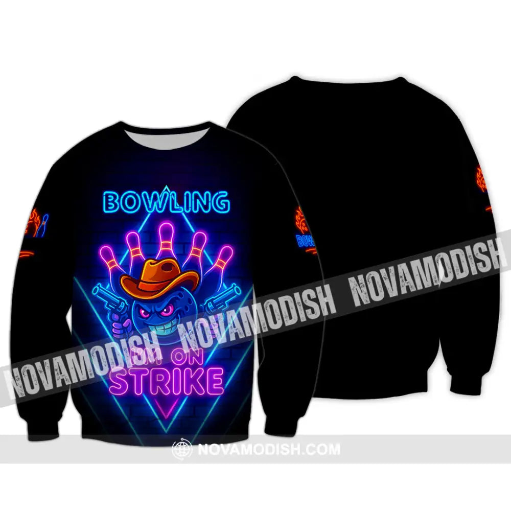 Unisex Shirt - Custom Bowling I Am On Strike Shirt Long Sleeve / S T-shirt