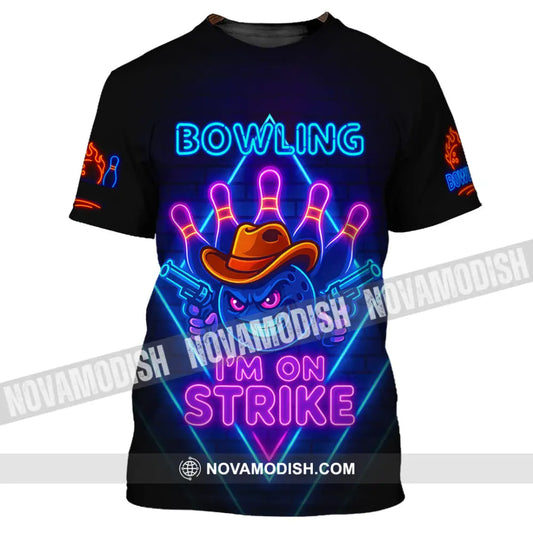 Unisex Shirt - Custom Bowling I Am On Strike Shirt T-Shirt / S T-shirt
