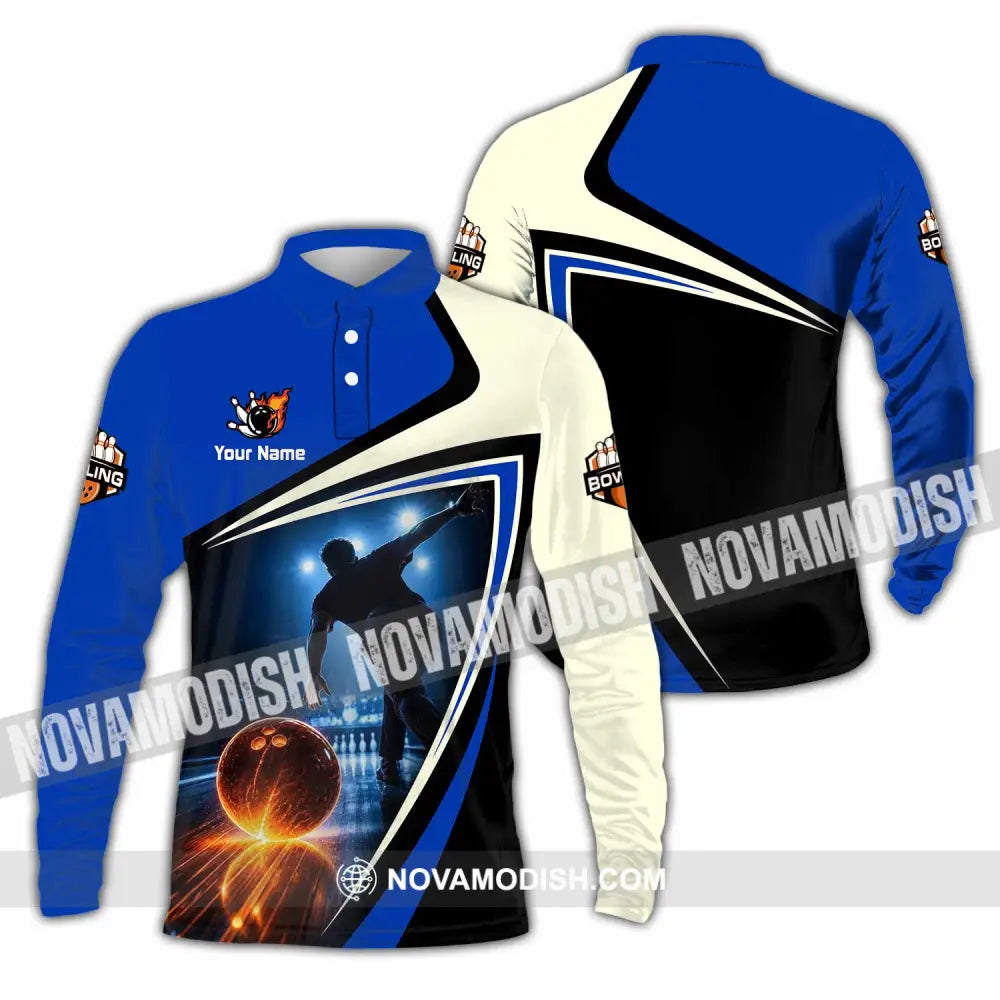 Unisex Shirt - Custom Bowling Shirt - Long Sleeve Polo / S - T-shirt