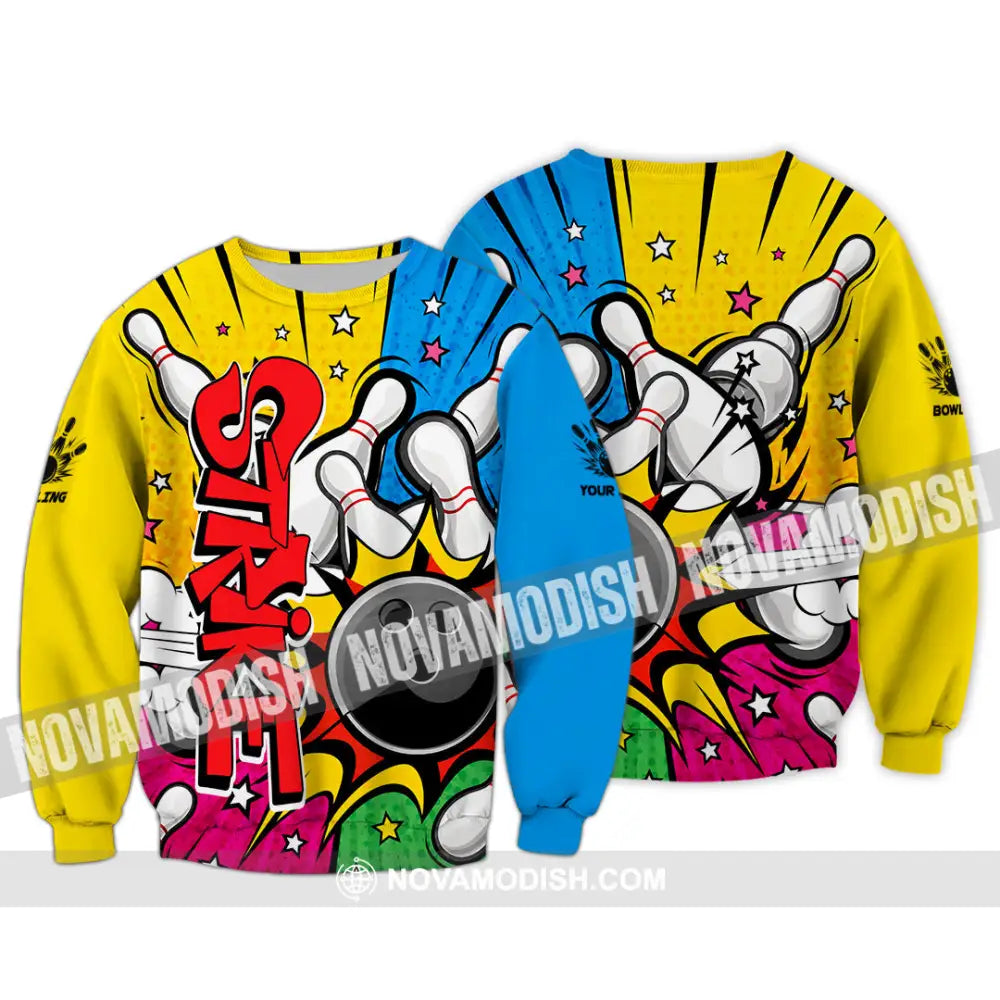 Unisex Shirt - Custom Bowling Shirt - Long Sleeve / S - T-shirt