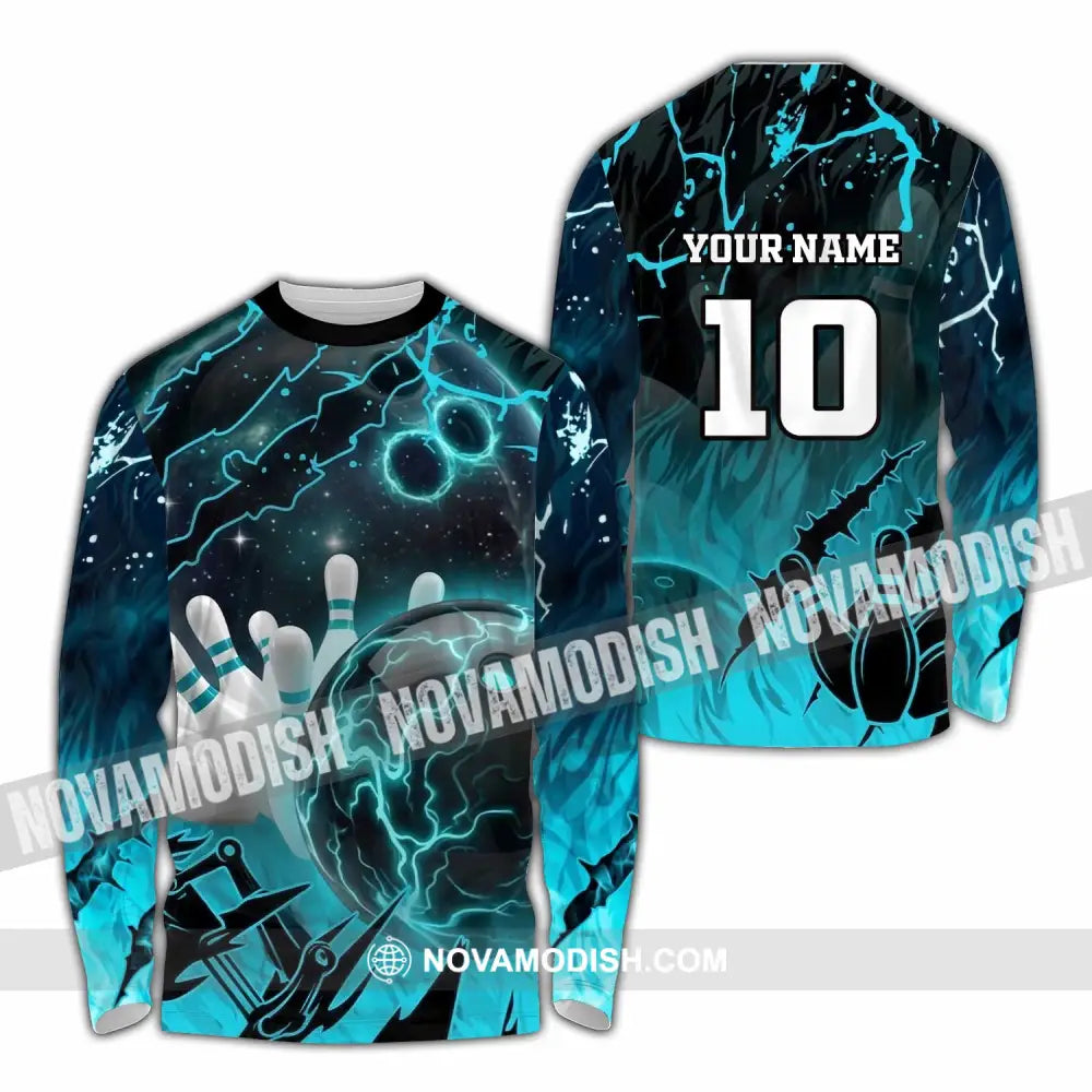 Unisex Shirt - Custom Bowling Shirt - Long Sleeve Shirt / S - T-shirt
