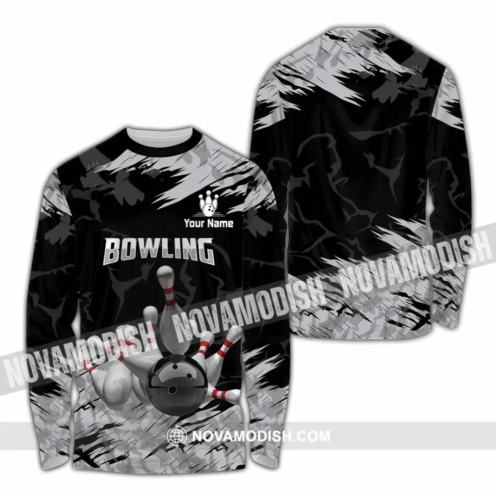 Unisex Shirt - Custom Bowling Shirt - Long Sleeve Shirt / S - T-shirt