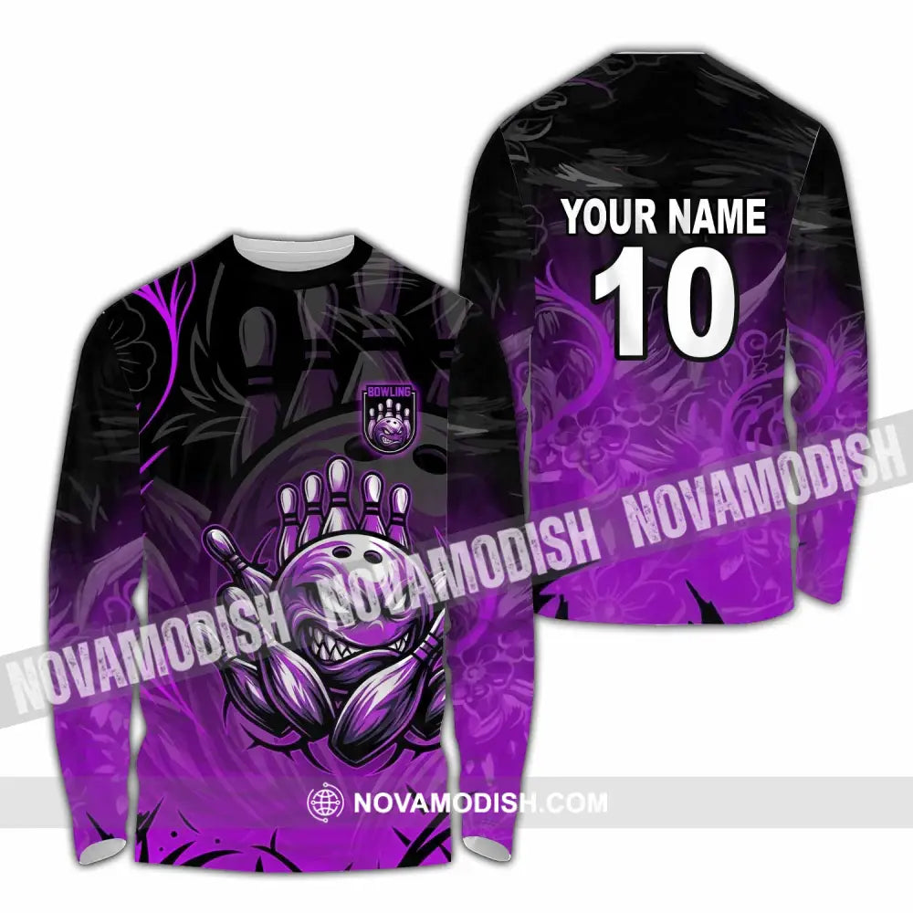 Unisex Shirt - Custom Bowling Shirt - Long Sleeve Shirt / S - T-shirt