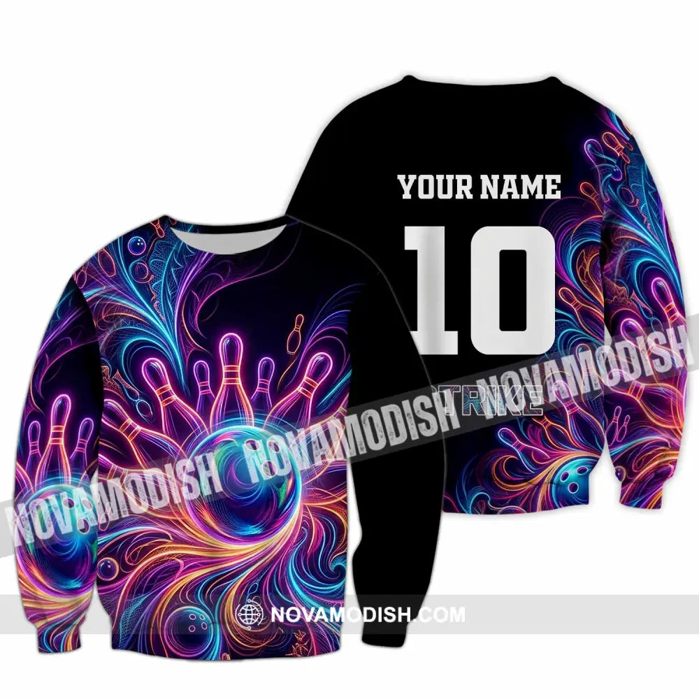 Unisex Shirt - Custom Bowling Shirt - Long Sleeve / S - T-shirt