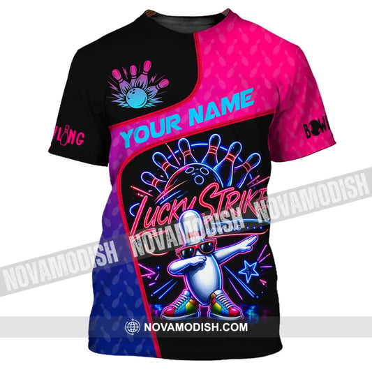Unisex Shirt - Custom Bowling Lucky Strike Shirt - T-Shirt / S - T-shirt
