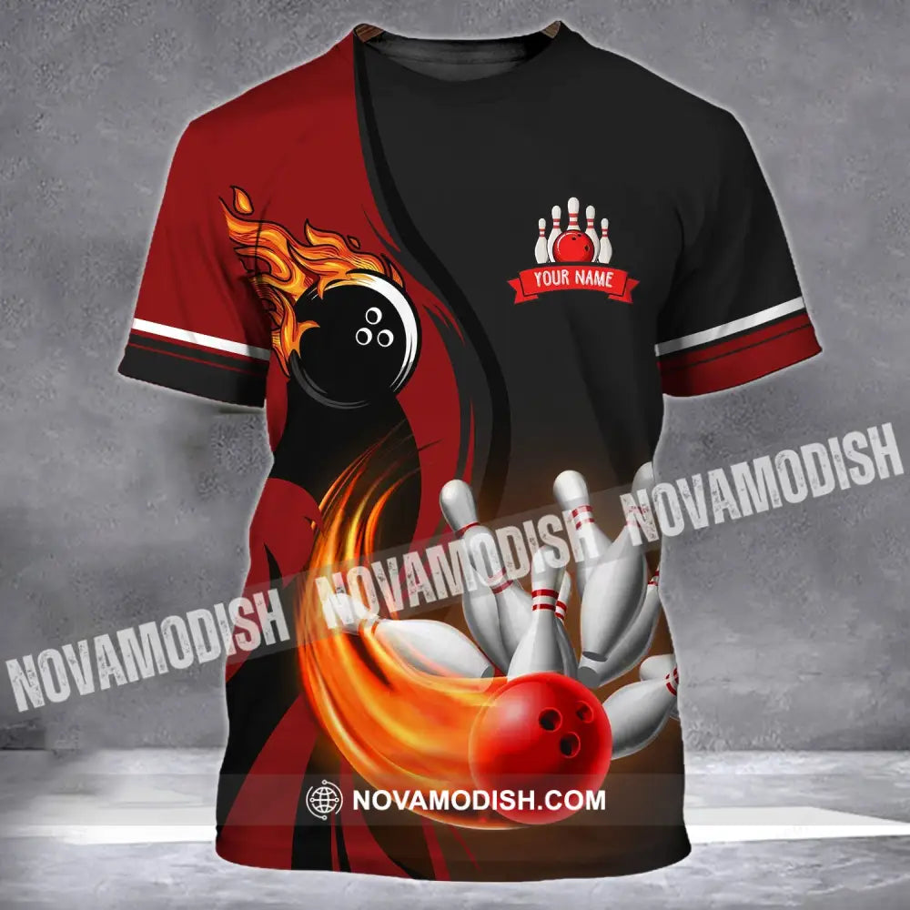 Unisex Shirt - Custom Bowling Name T-Shirt Bowling Player T-Shirt / S T-shirt