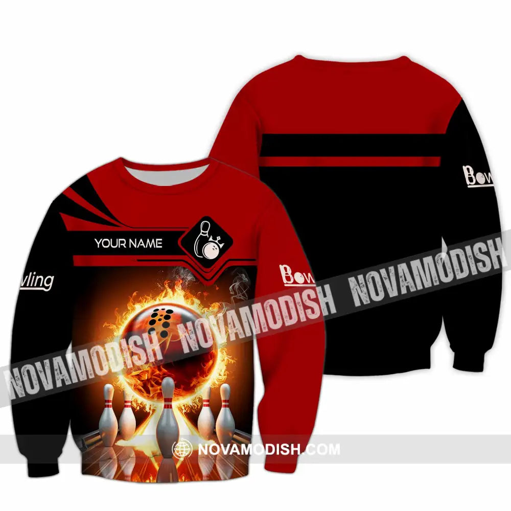 Unisex Shirt - Custom Bowling Player Shirt Long Sleeve / S T-shirt