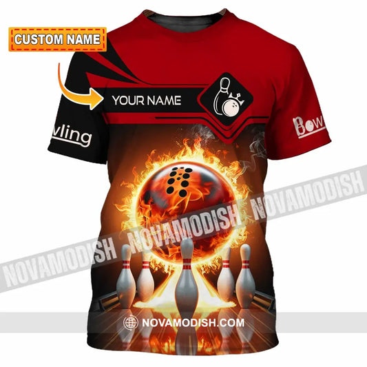 Unisex Shirt - Custom Bowling Player Shirt T-shirt