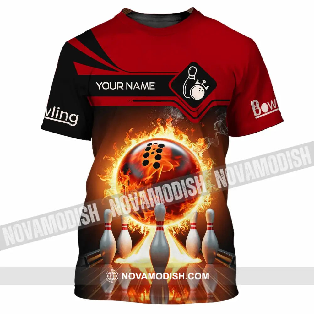Unisex Shirt - Custom Bowling Player Shirt T-Shirt / S T-shirt
