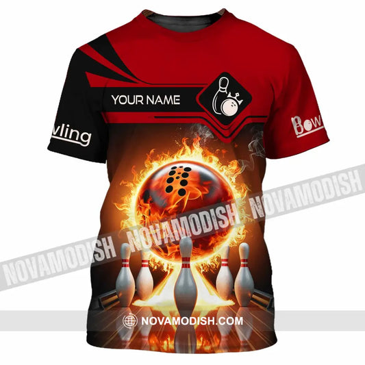 Unisex Shirt - Custom Bowling Player Shirt T-Shirt / S T-shirt