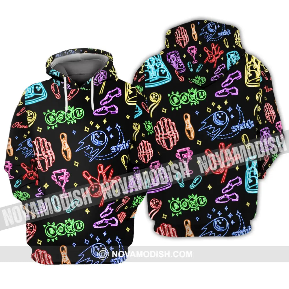Unisex Shirt - Custom Bowling Strike Shirt Hoodie / S T-shirt