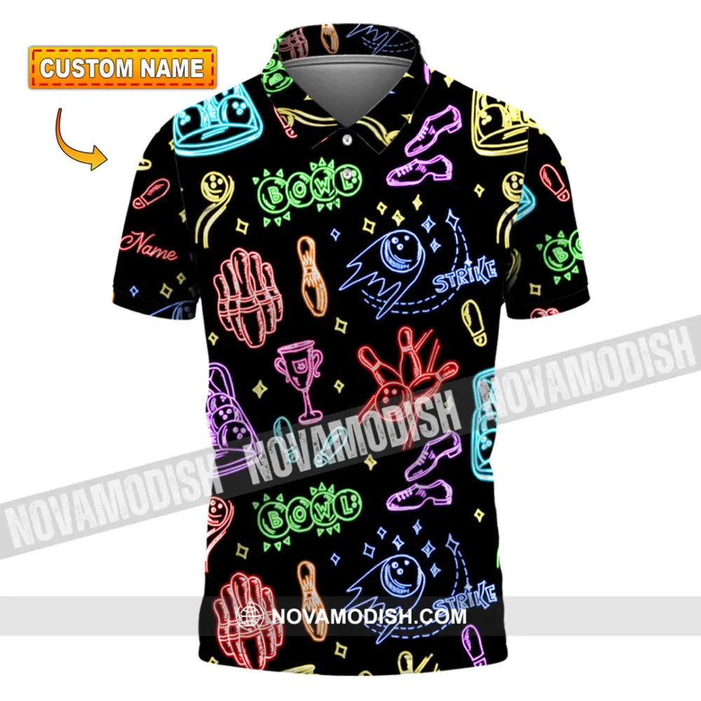 Unisex Shirt - Custom Bowling Strike Shirt T-shirt