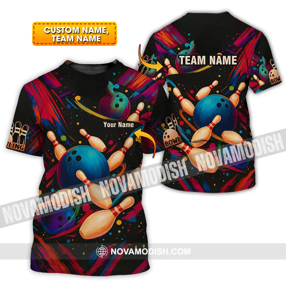 Unisex Shirt - Custom Bowling Shirt T-shirt