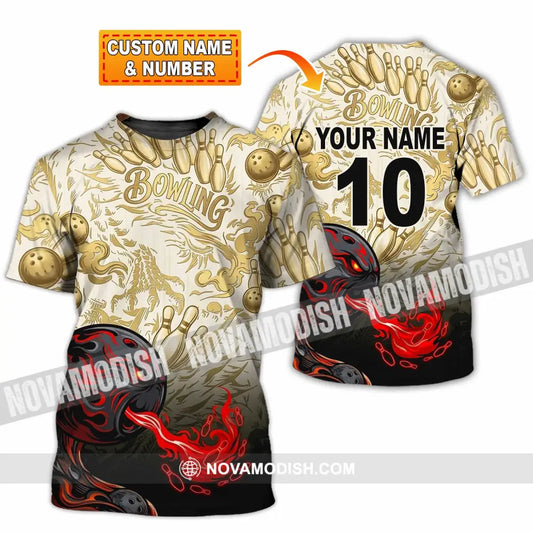 Unisex Shirt - Custom Bowling Shirt - T-shirt